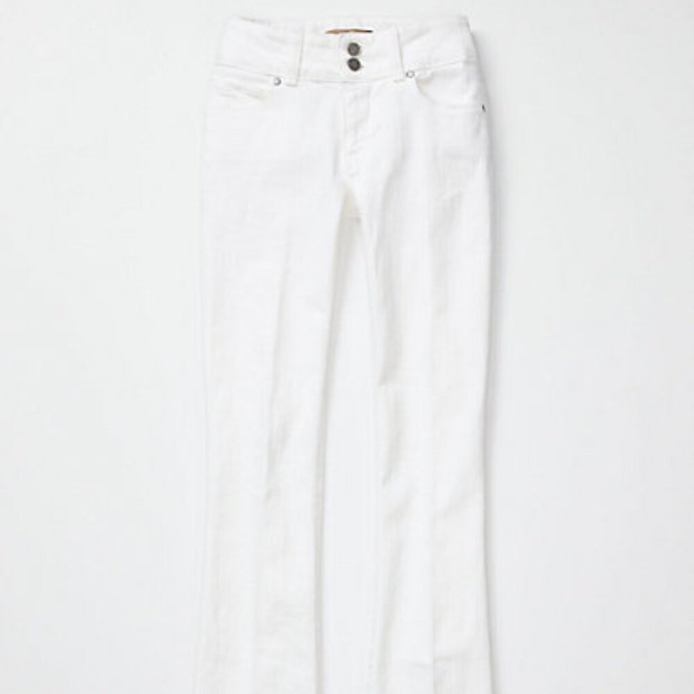 👖Paige Denim Hidden Hills Bootcut Jeans White 32